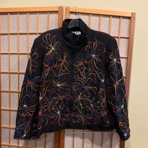 Anage Embroidered Jacket Blazer